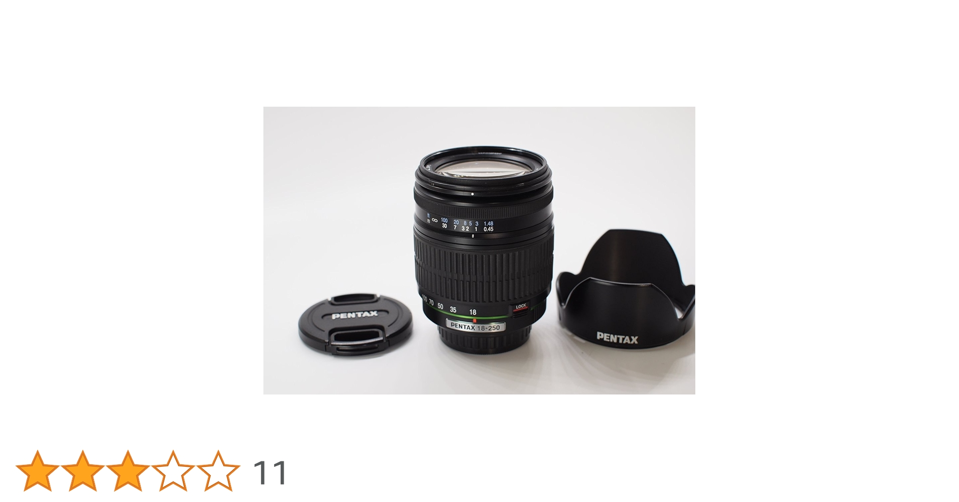 Amazon | PENTAX DA18-250mm F3.5-6.3ED AL[IF](フード付) DA18